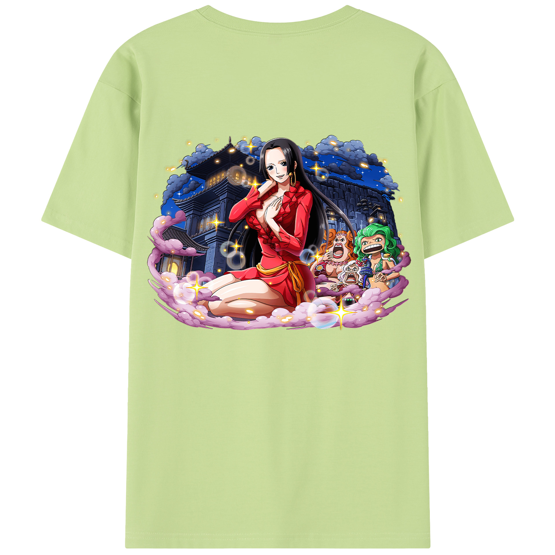 ワンピース ボア・ハンコック ONE PIECE Boa·Hancock 綿100％半袖Tシャツ（背面プリント）